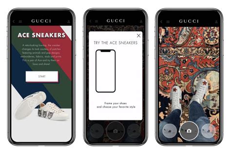 gucci virtual try-on|gucci digital showroom.